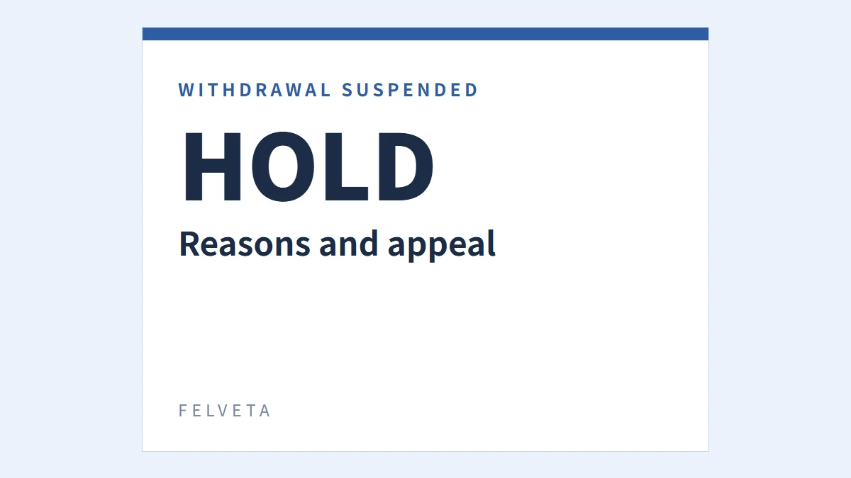 Binance មិនឱ្យដក USDT៖ មូលហេតុ និង Appeal